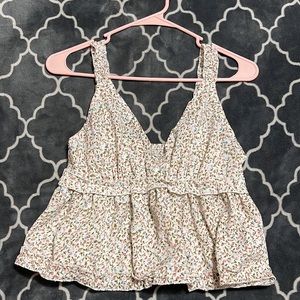 Medium SHEIN Floral crop tank